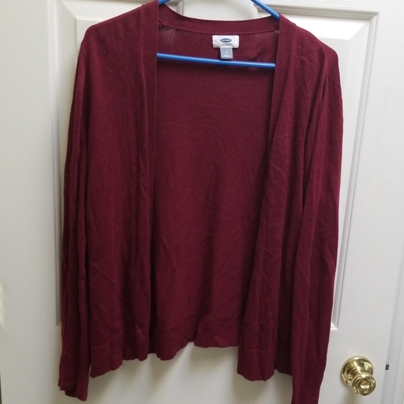 Old Navy Sweaters - Old navy thin cardigan burgundy red large Old Navy Sweaters - Old navy thin cardigan burgundy red large